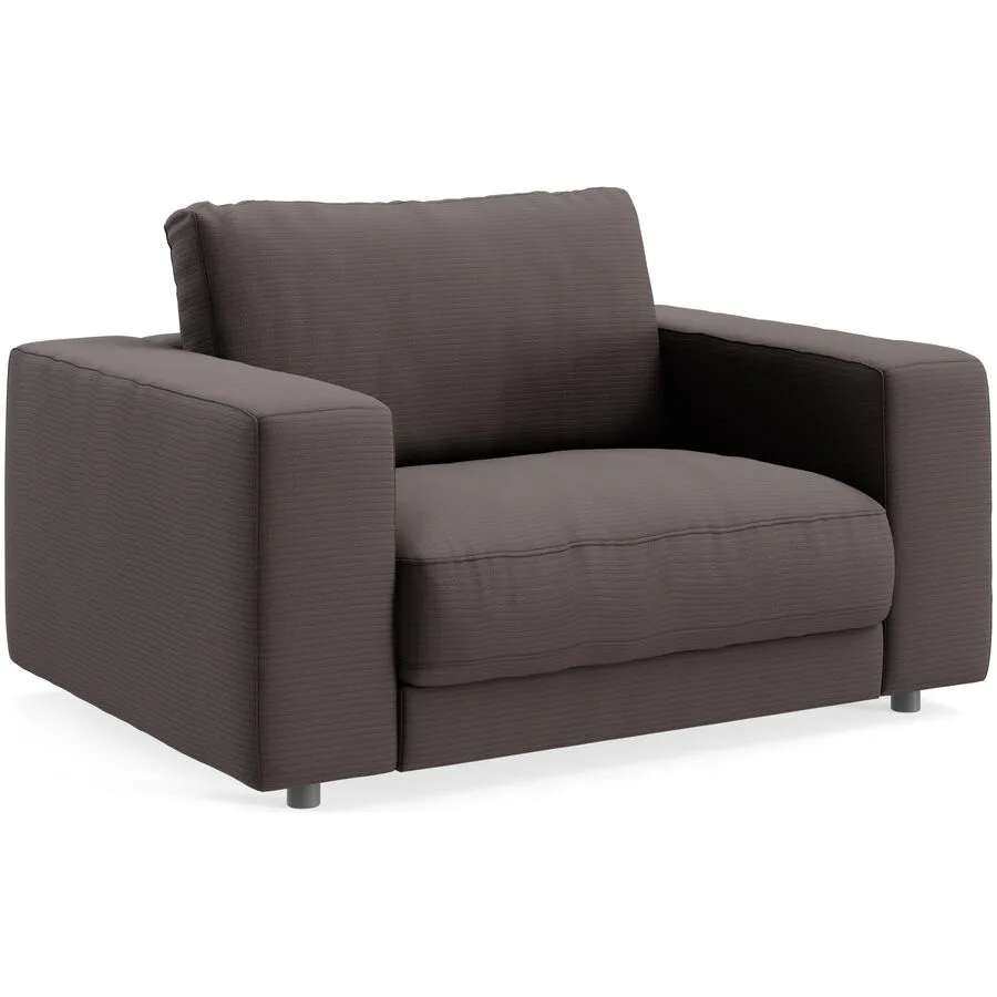 Sessel Ava mocca Bezug: 88% Polyester, 12% Polyacryl B 140 T 107 H 86 cm - Möbel Konfigurator: Traummöbel individuell zusammenstellen