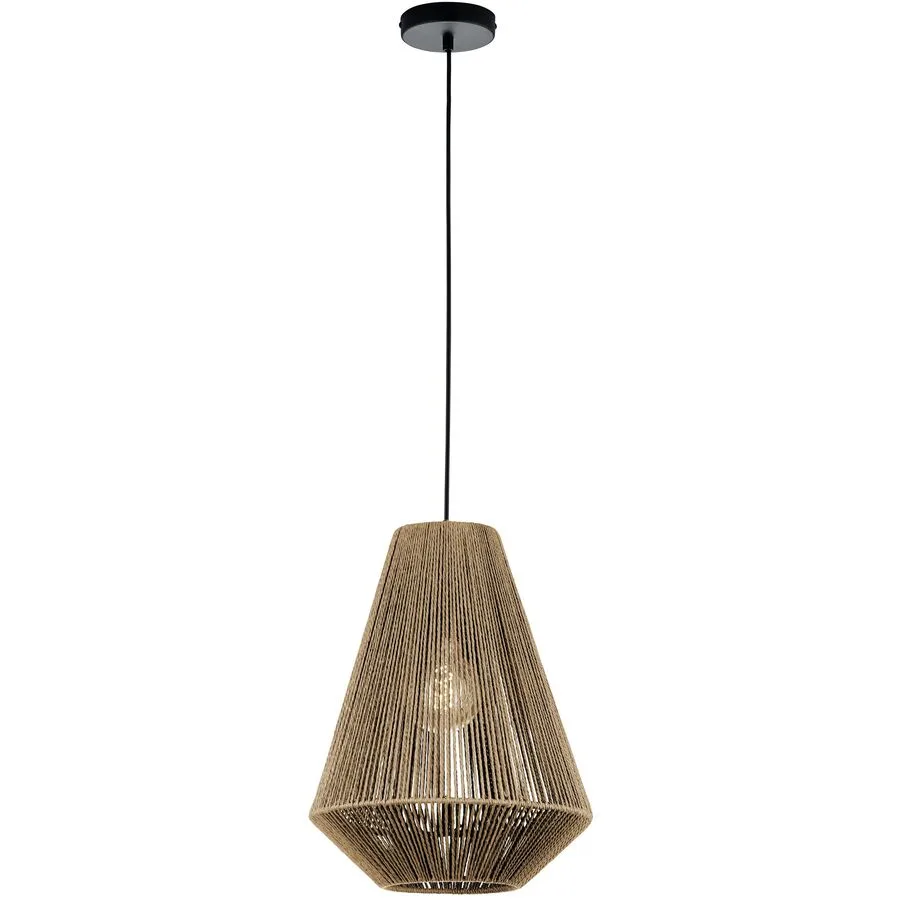 Pendellampe Cedric Braun Metall 33 cm 120 cm