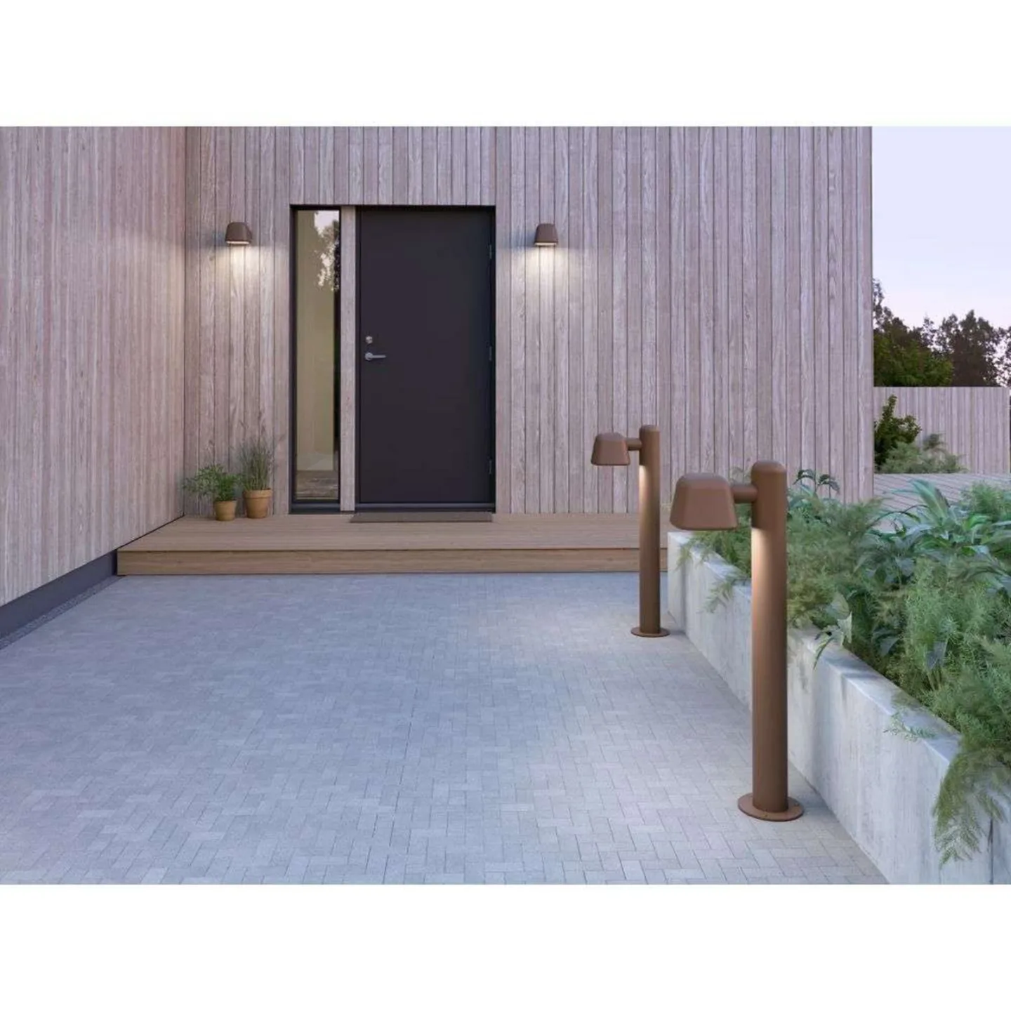 Boo Gartenleuchte Rust - Belid - Terrasse - Metall