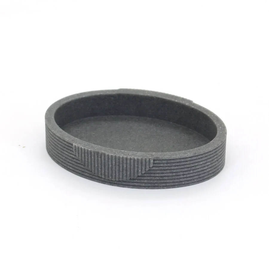 Seifenschale Rio grau Polyresin T 9.5 cm