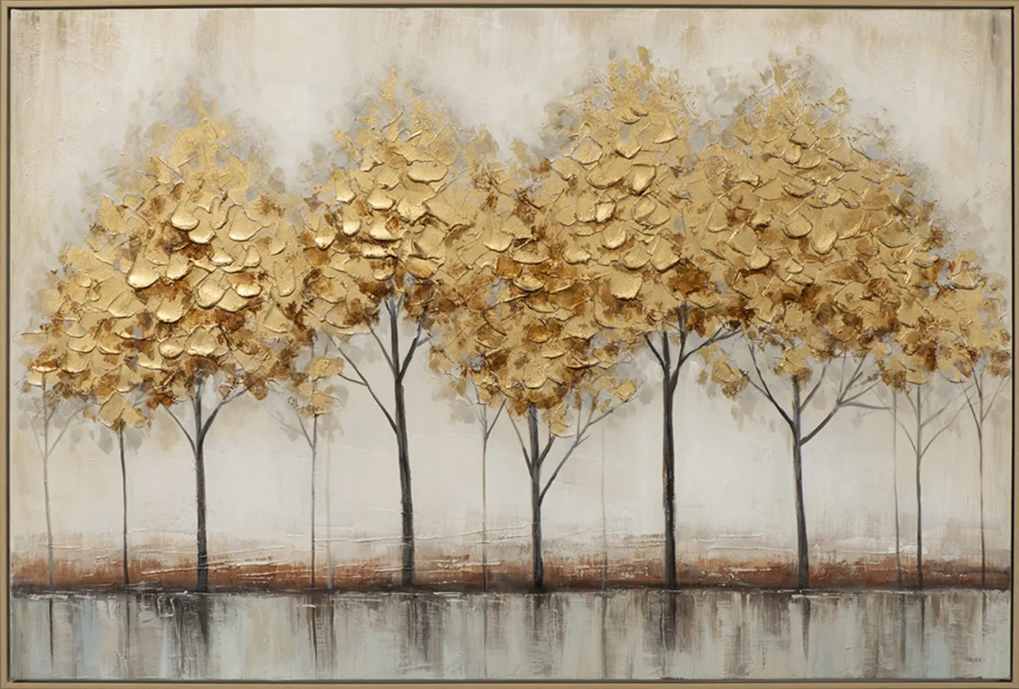 image LAND Gemälde Golden Trees | Schubiger Möbel