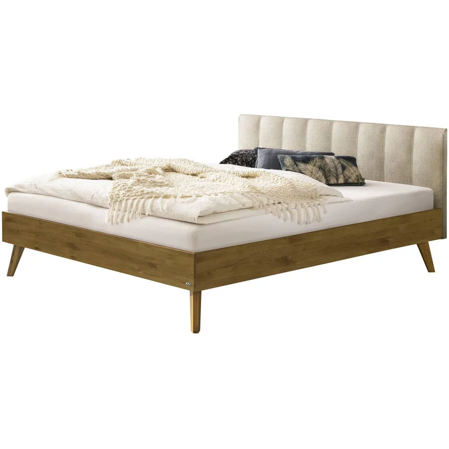 Hasena Bett Sassari Wildeiche Eiche massiv Massivholz 160 x 200 cm
