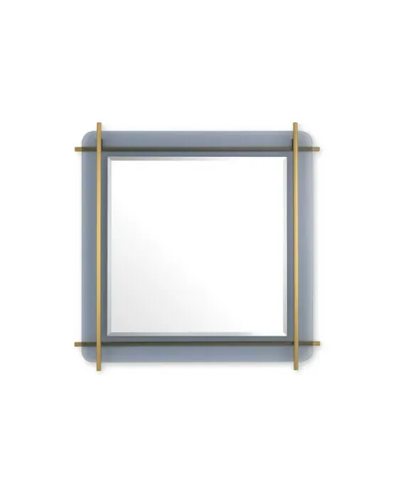 Quinn Mirror Brass