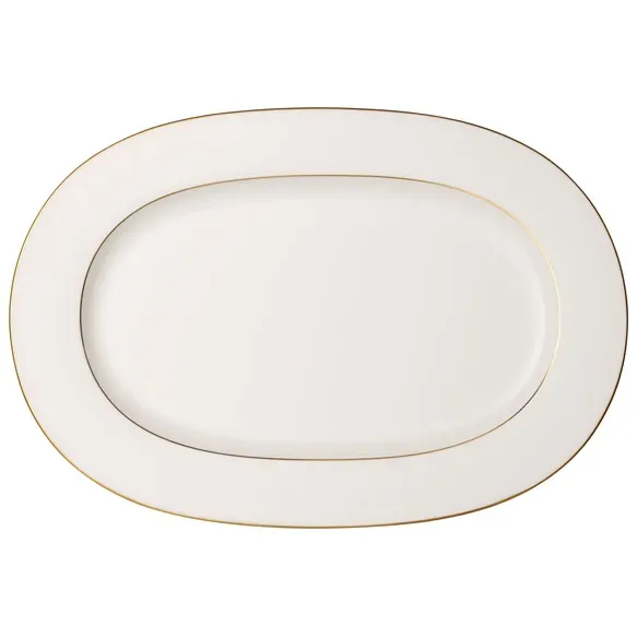 Villeroy & Boch Anmut Gold serveringsfat 41 cm Vit
