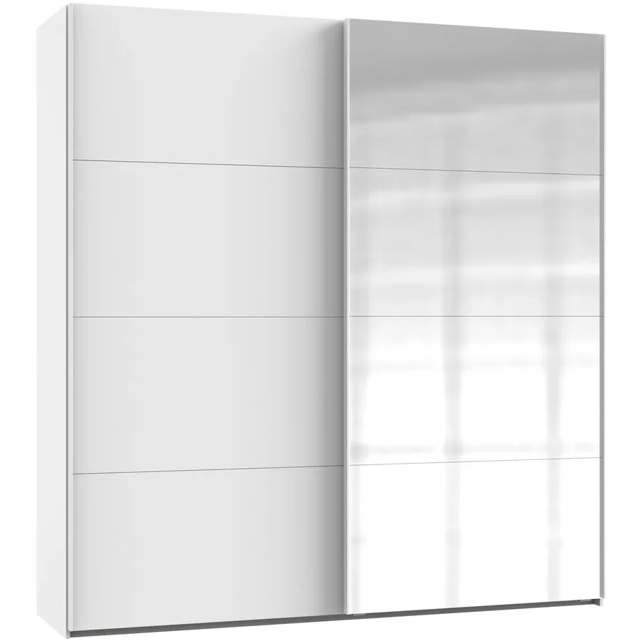 Kleiderschrank Aqsa weiss Holzwerkstoff B 135 cm