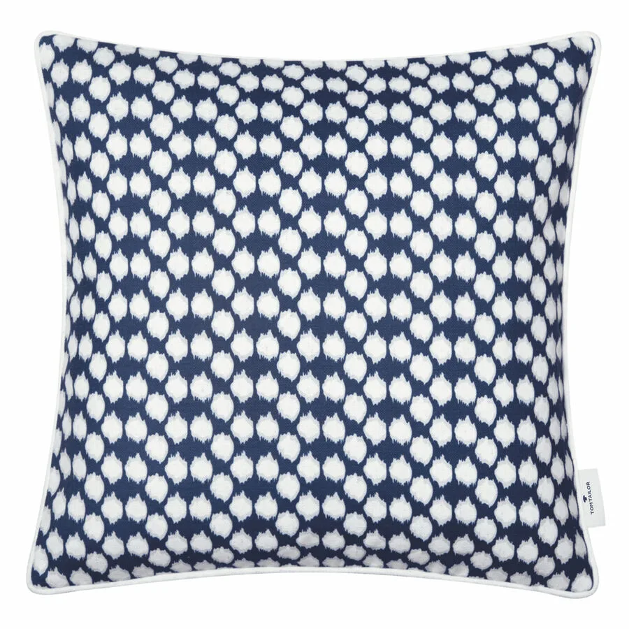 Tom Tailor Zierkissenbezug Spots navy blau Polyester B 45 T 45 cm