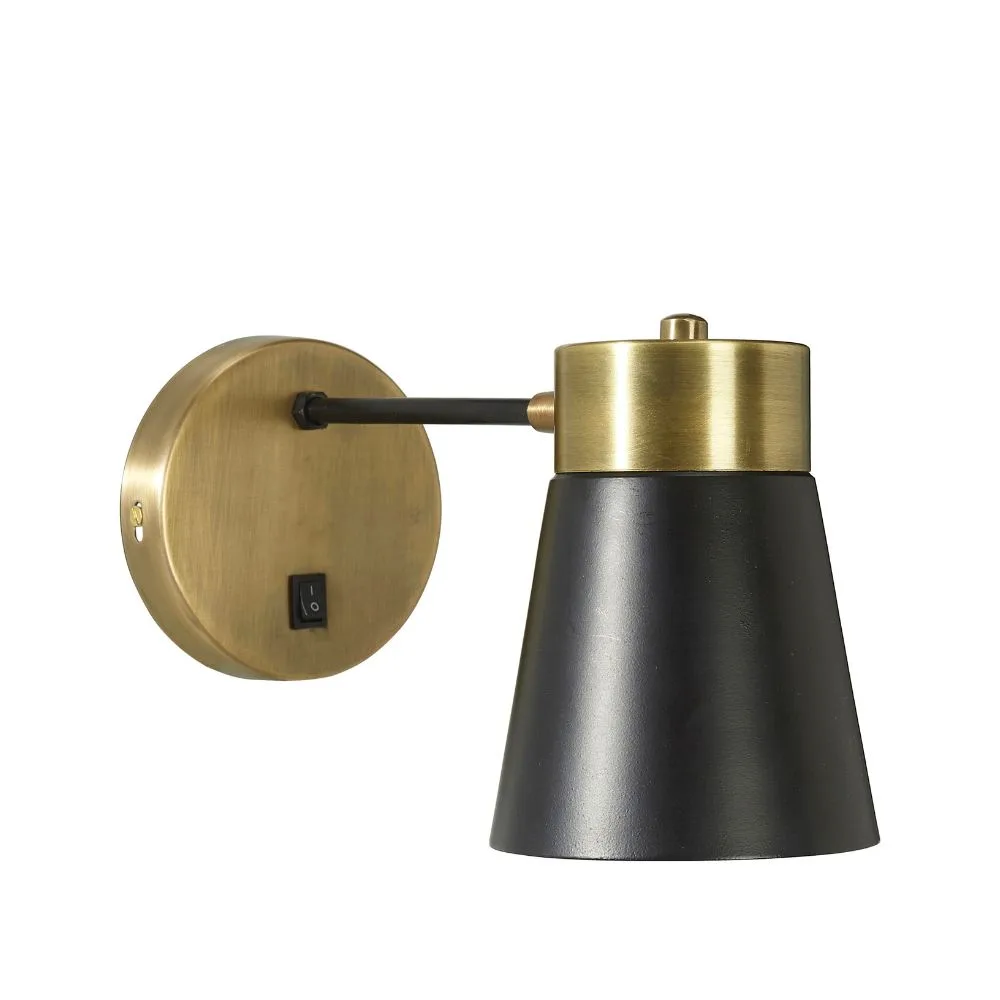 Luna vägglampa Svart 13 cm - Pr Home