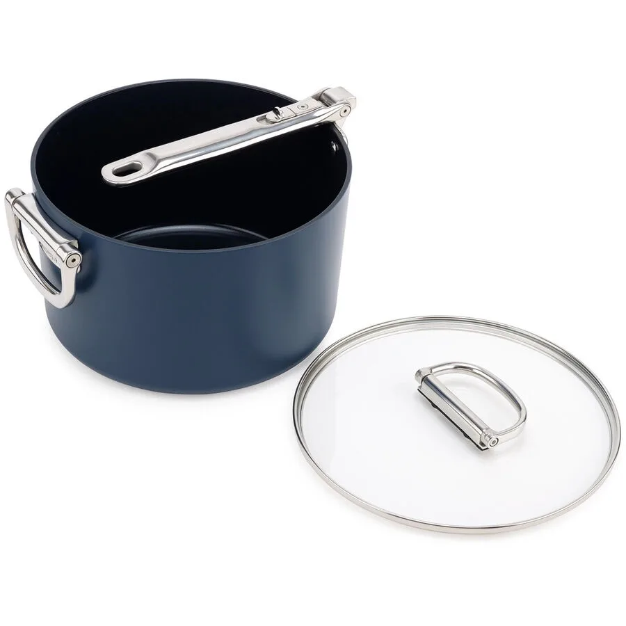 Stielkasserolle Joseph Joseph Silber Edelstahl/Glas/Keramik/Metall 23.8 cm 20 cm 23 cm - Material: Diverse