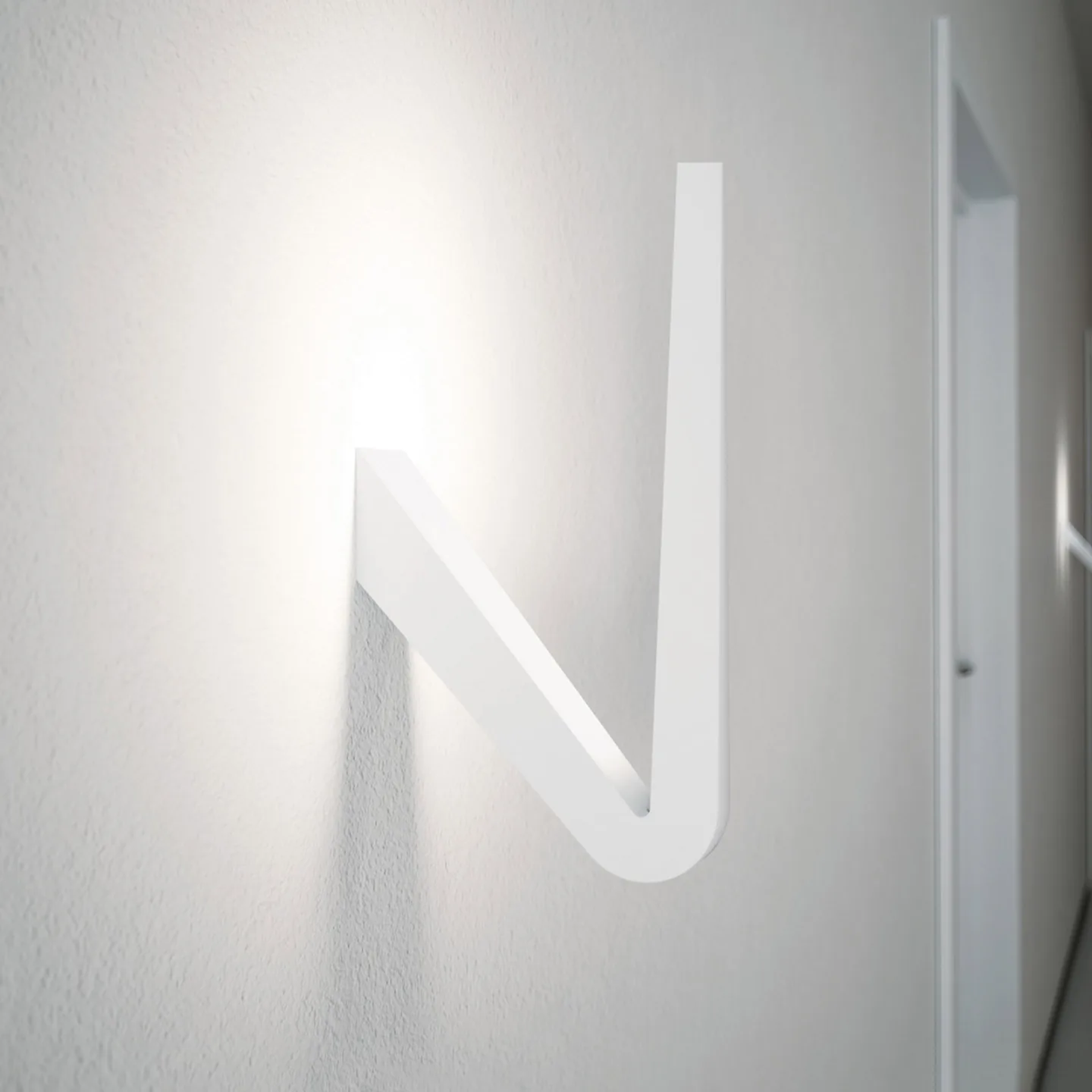 Tick W0 Vägglampa Matt White - Rotaliana - Vardagsrum - Design - Metall - Med en ljuskälla