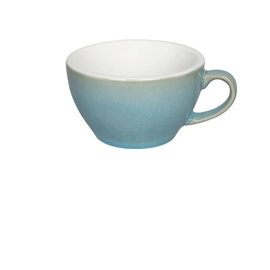 Diverse Cappuccinotasse Eggi eisblau Porzellan H 6 cm 0.25 l