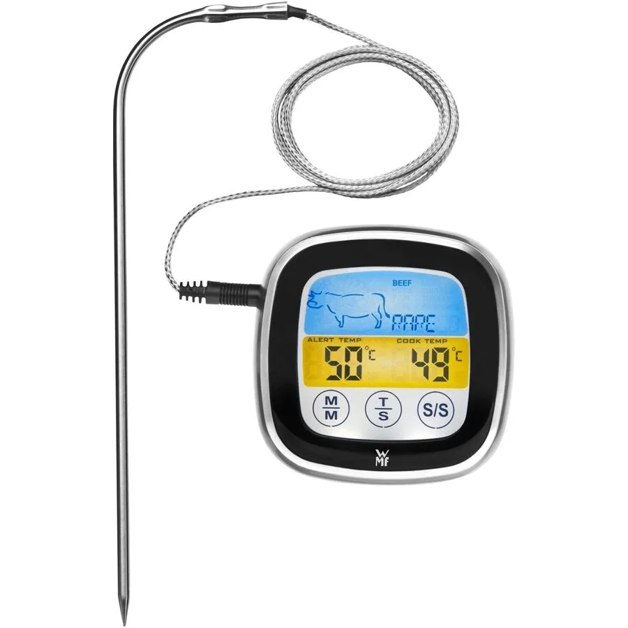 Küchenthermometer WMF Silber Edelstahl Rostfrei 18/10/Kunststoff - Farbe: Schwarz, Silber - Material: Edelstahl 18/10