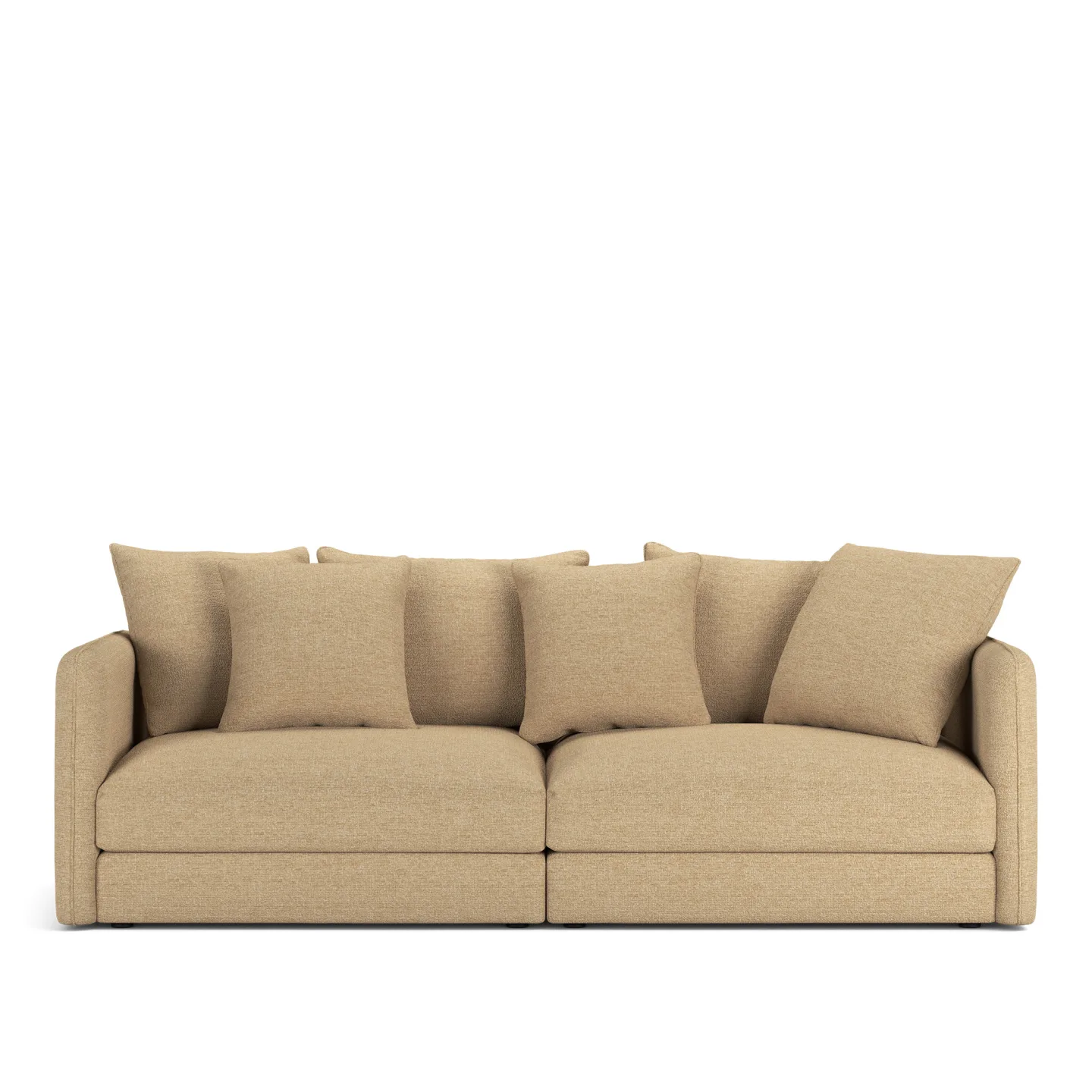 NOGA - Pavarotti 2.5-Seater, Fixed Cover, Cushion Variant 01, Lucinasco 03 - Soffor - Beige