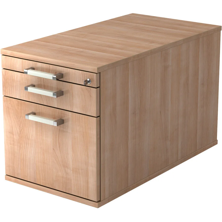 Rollcontainer Office Nussbaum Dekor Holzwerkstoff B 42.8 cm H 51.2 cm