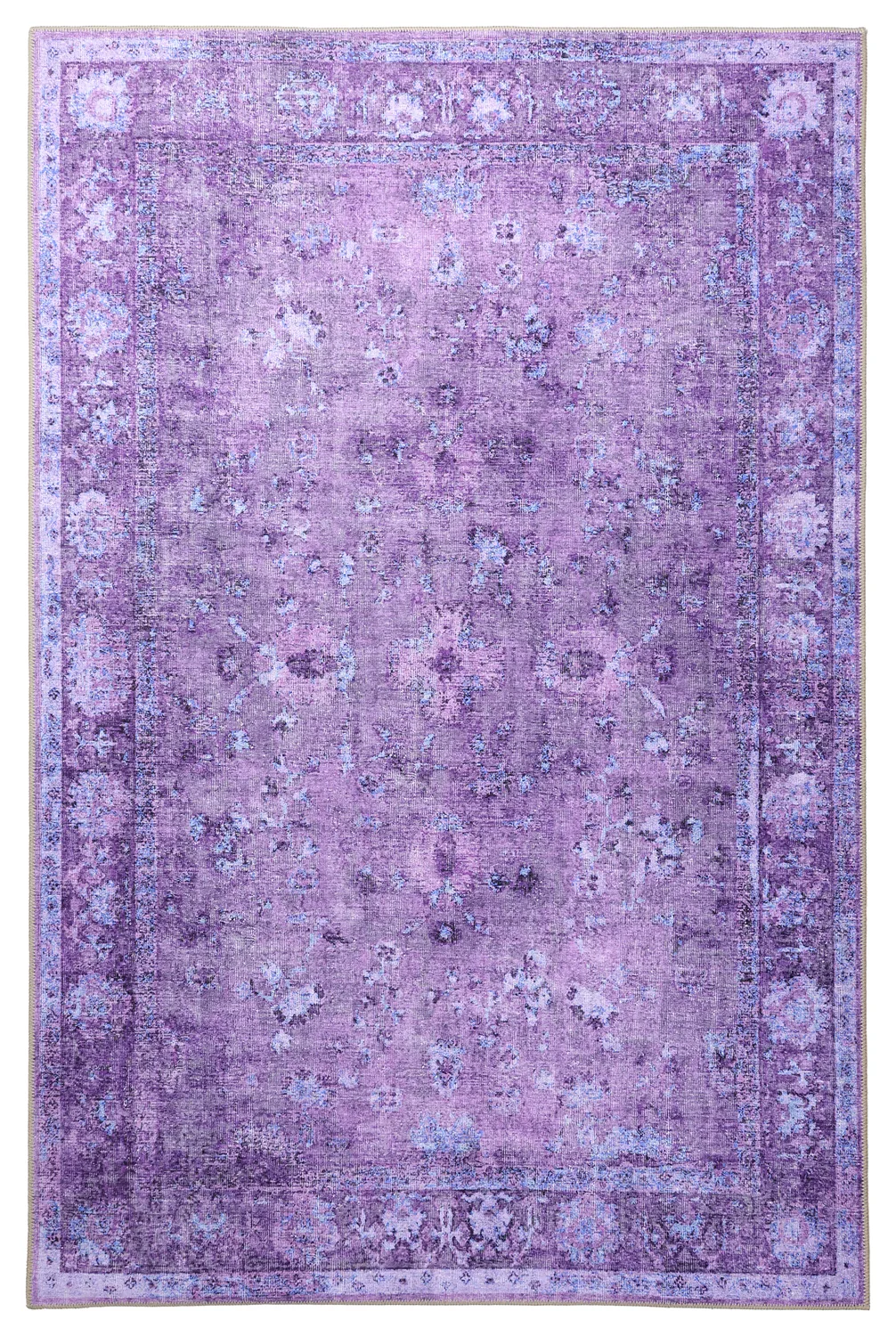 Flatvävd Matta - Gombalia (lila) (Storlek: 190 x 280 cm)