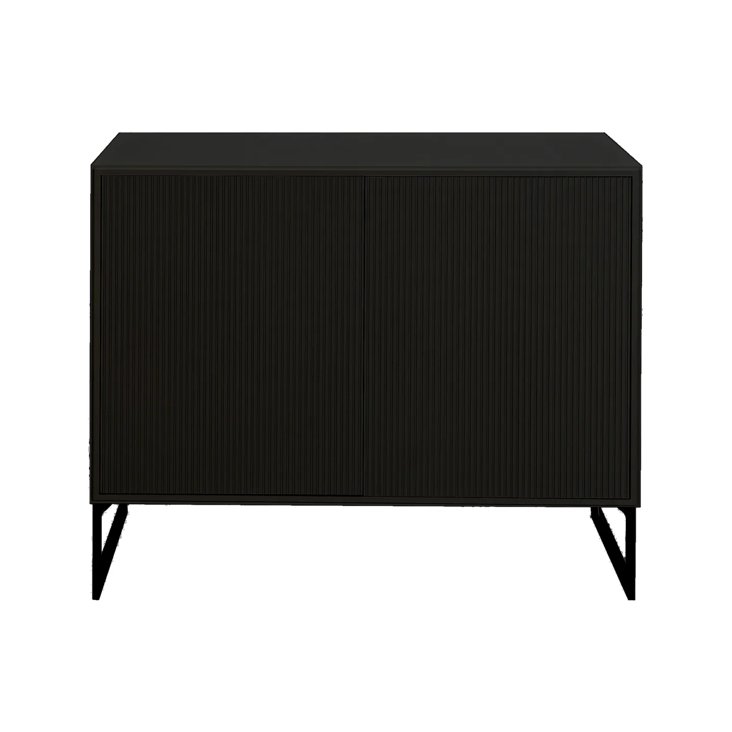Englesson - Line Skänk 2 Dörrar 6710B Black / Black - Skänkar och sideboards - Metall