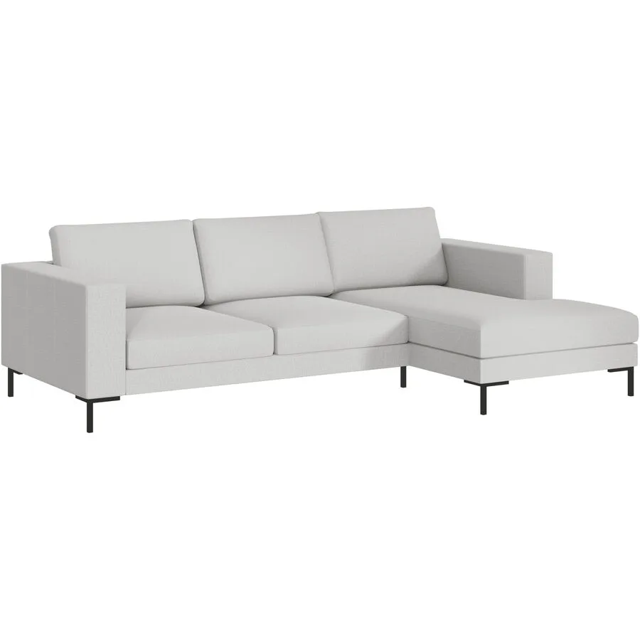 Ecksofa Domino Rechts Stoff natur B 250 T 151 cm - Möbel Konfigurator: Traummöbel individuell zusammenstellen