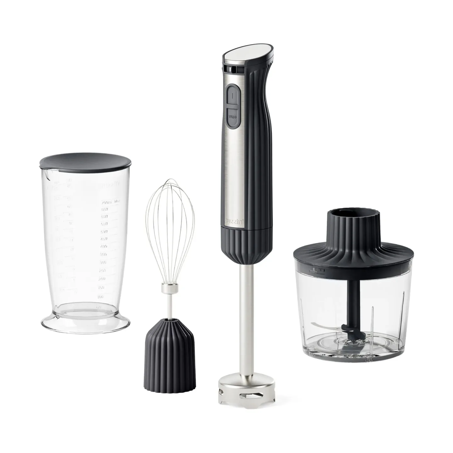 Guzzini Sous chef Stabmixer Grey, 4-teilig