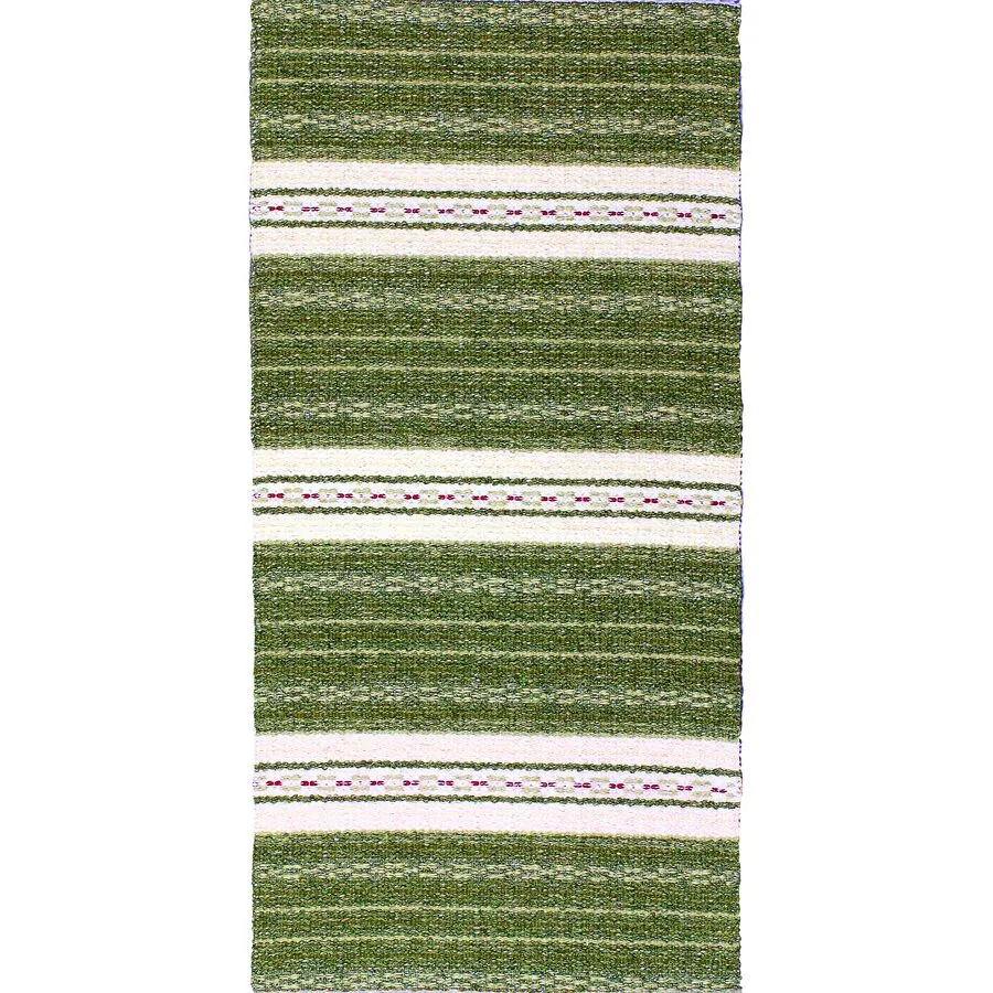 HORREDSMATTAN Teppich Asta olive Streifen Mischgewebe 70 x 100 cm
