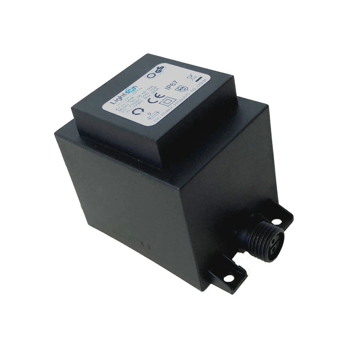 Lightson - Transformator 60w - Lightson trädgårdssystem - Svart