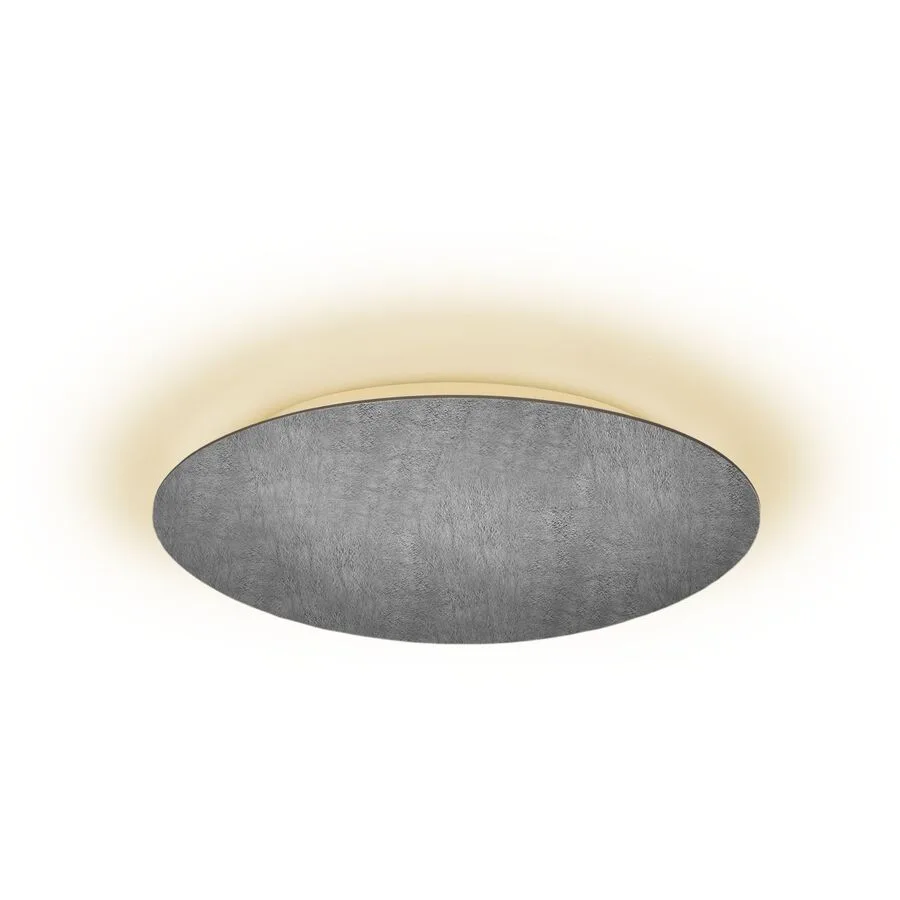 Escale Deckenlampe Blade Grau Aluminium 34 cm 4 cm - Farbe: Betongrau - LED - Lichtfarbe: Extra warmweiss - LED Energiesparlampen