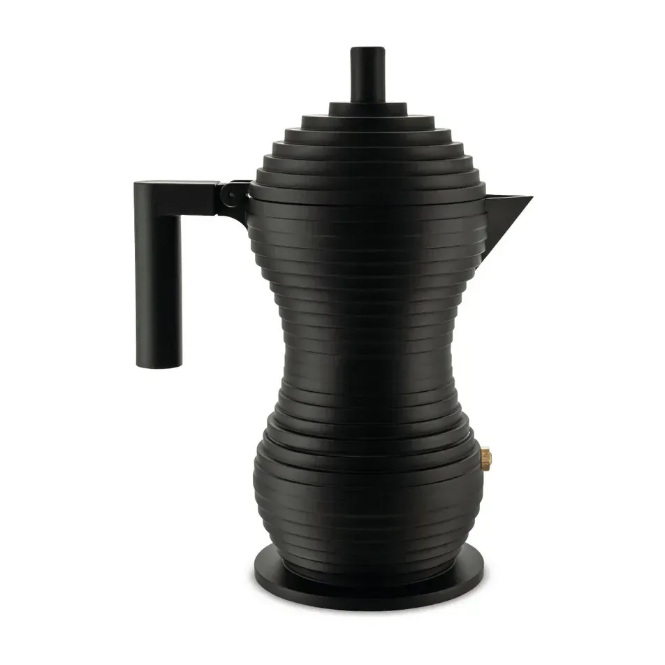 Alessi Pulcina Espressokocher schwarz 15 cl, 3 Tassen