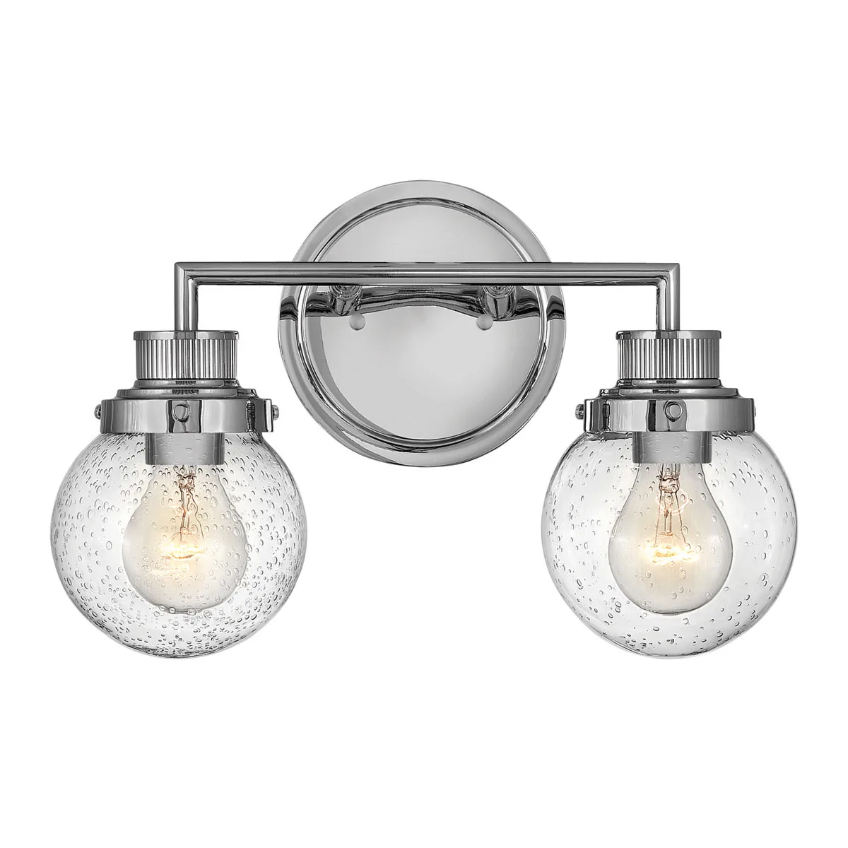 Elstead Lighting - Poppy 37cm - Badrumslampa - Krom