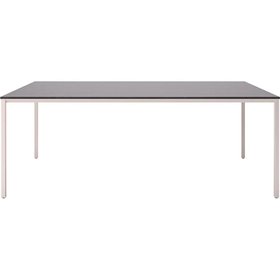 Beistelltisch Barillo taupe Keramik Massivholz B 110 H 40 cm