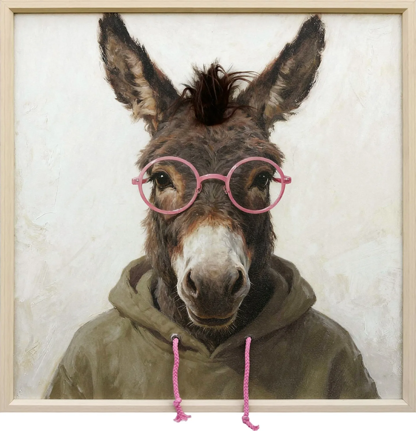 image LAND Gemälde mit Rahmen Smart Donkey Student | Schubiger Möbel