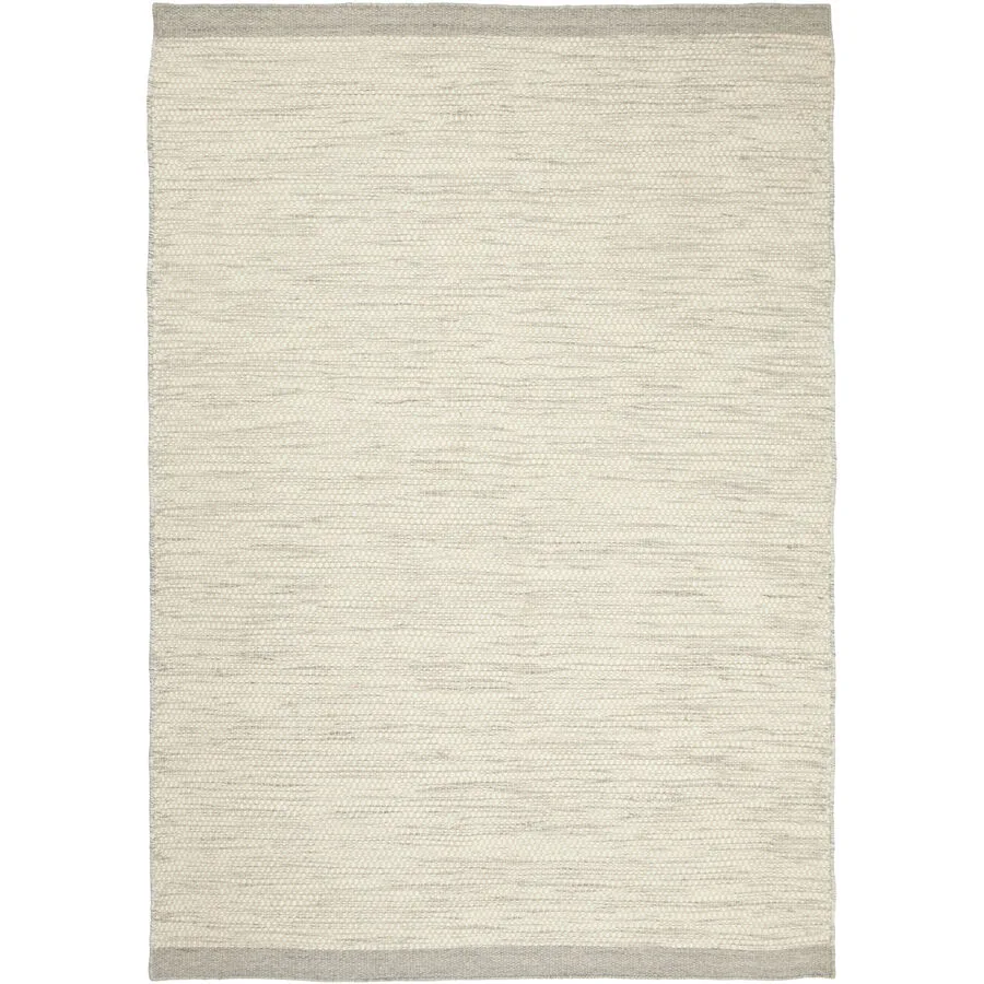 Teppich Asko Beige Wolle 170 cm 240 cm - Farbe: iron - Teppich