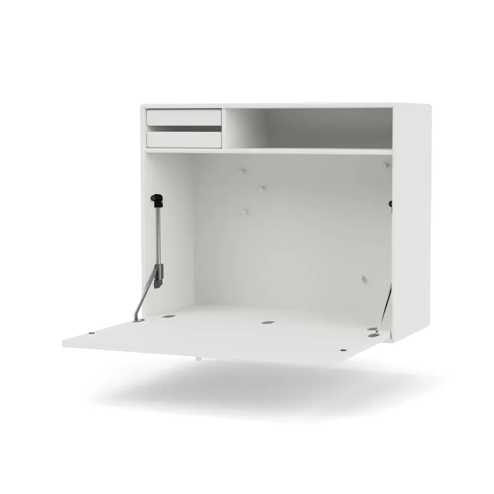 Montana STUDIO skrivbord vägghängt white 01