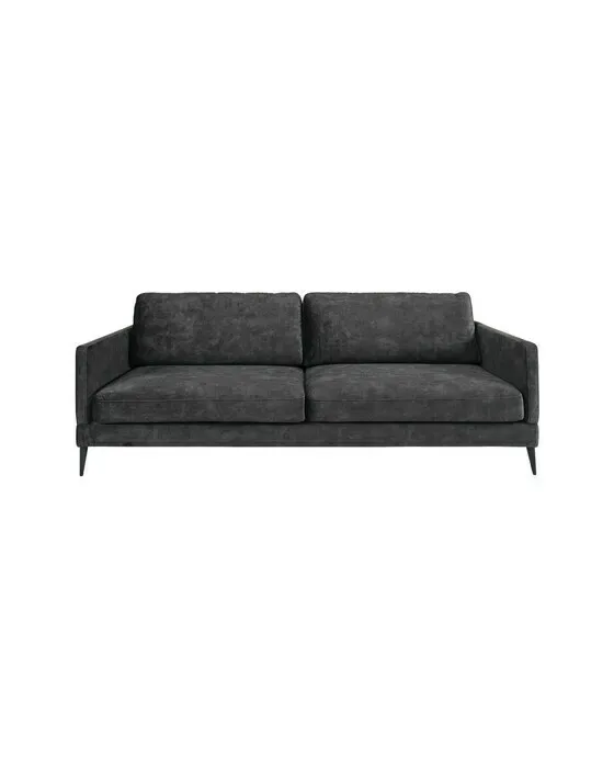 Andorra Sofa 3-seater Velvet Dark Grey