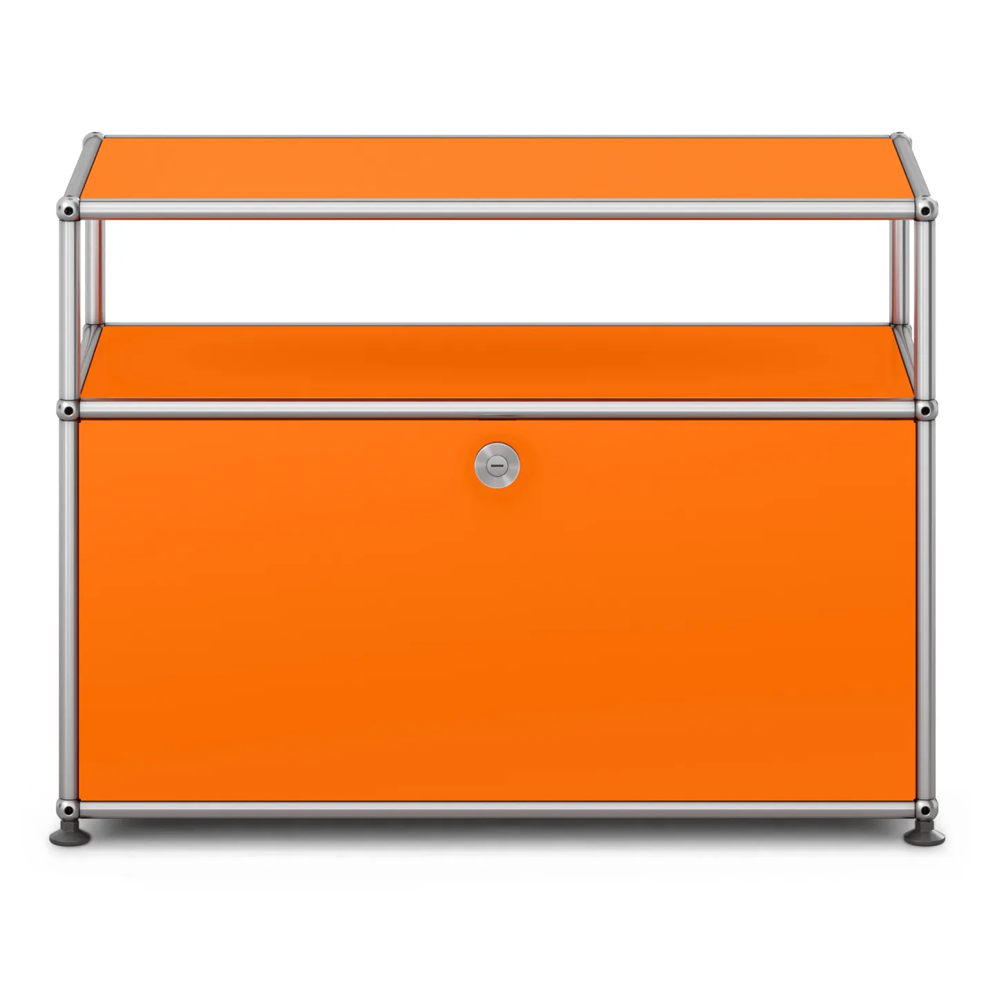 USM - USM Haller Occasional Furniture O1 Pure Orange - Sidobord - Fritz Haller & Paul Schärer - Orange