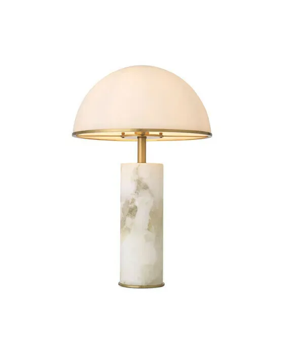 Vaneta bordlampe alabaster
