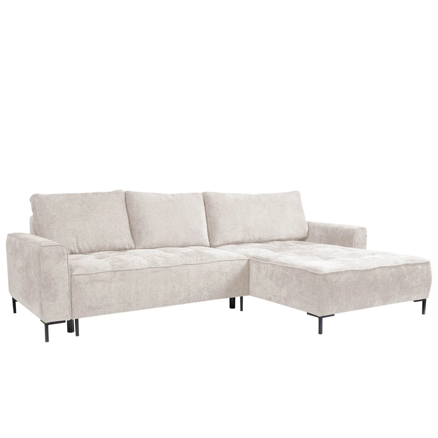 Morvian 3-sits Bäddsoffa med divan - beige