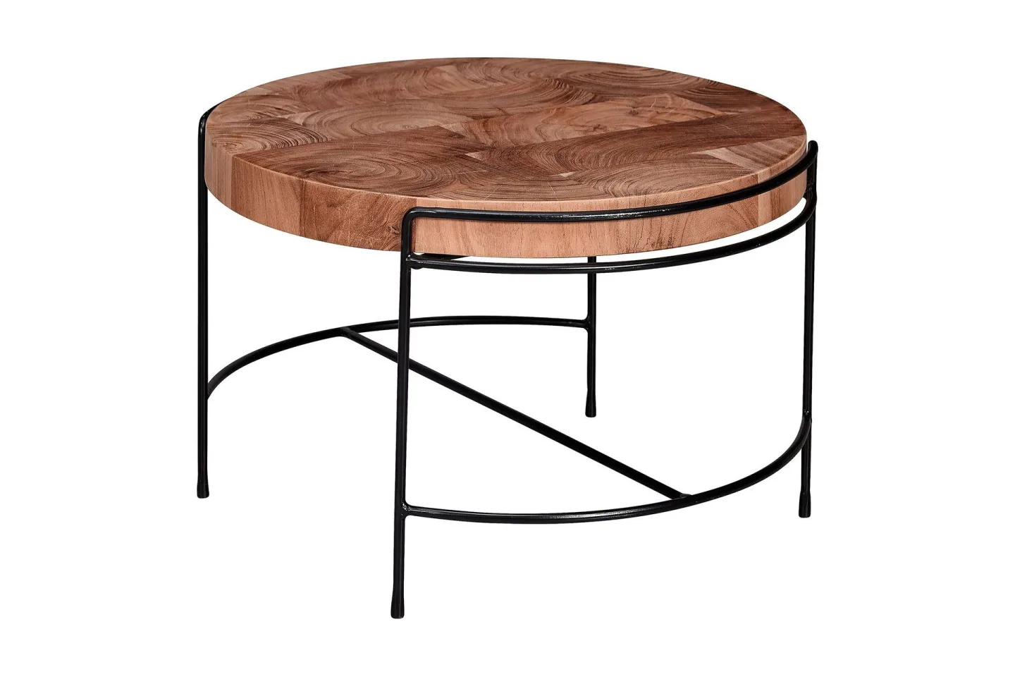 Willowdale Soffbord 62x40 cm Runt - Brun/Svart