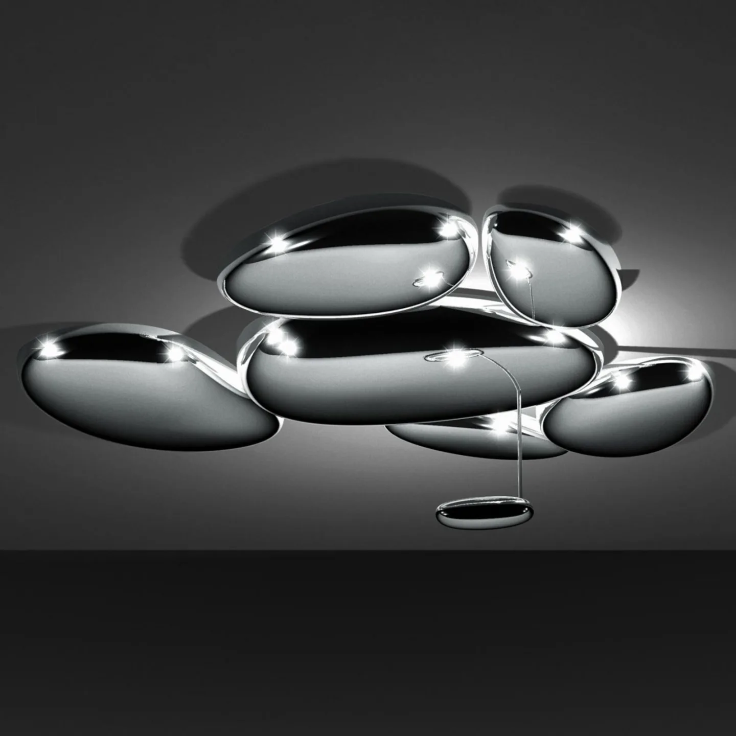 Skydro LED-Designer-Deckenleuchte 3.000 K - Artemide - Wohnzimmer - Metall - Einflammig