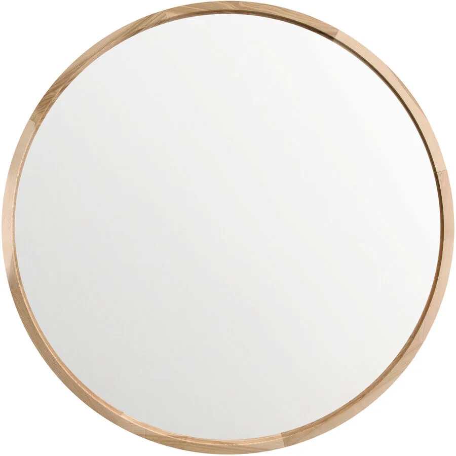 Spiegel Celine hellbraun Glas/Holz B 150 H 150 cm