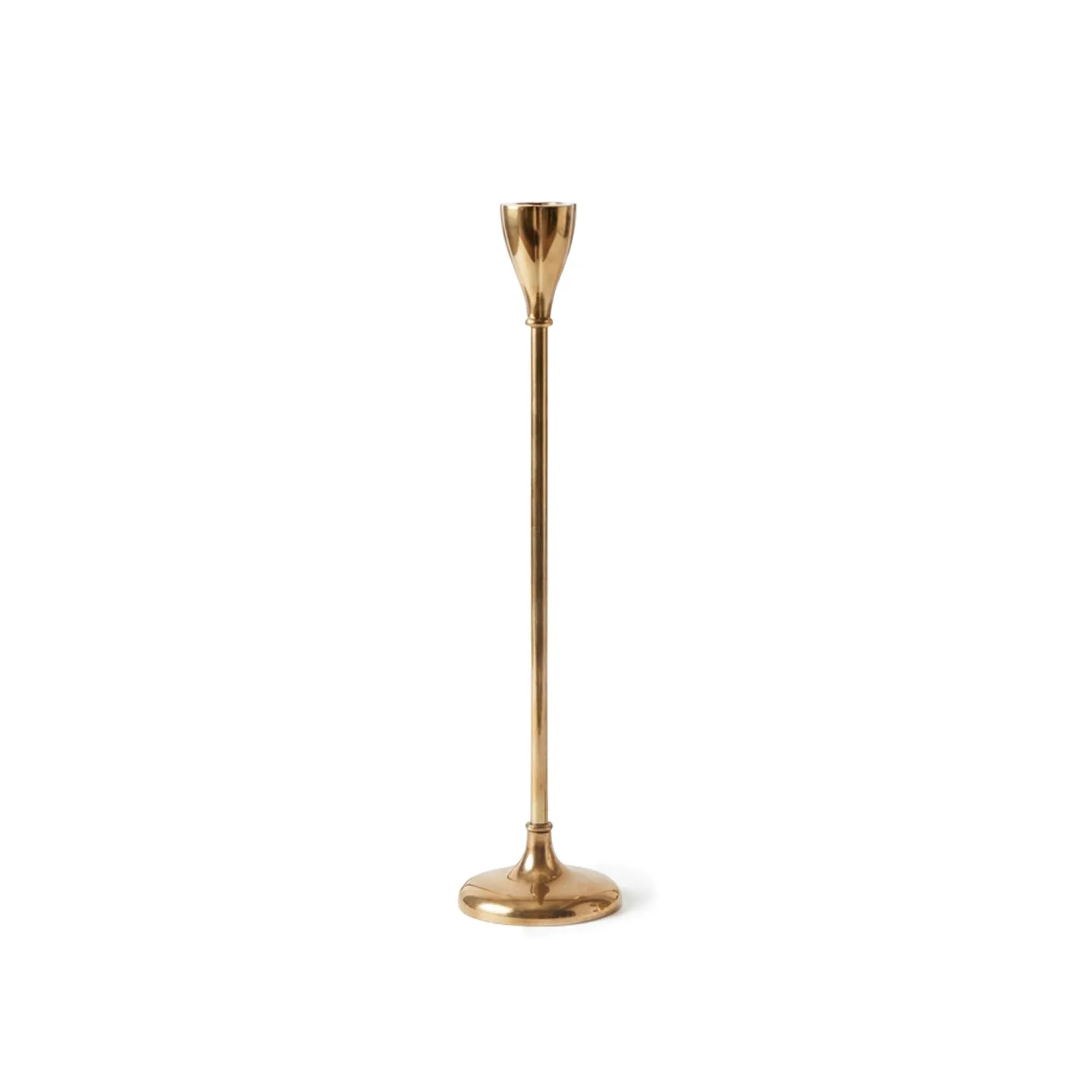 Tinted Objects - Lupia ljusstake 30 cm mässing - Ljusstakar - Guld - Metall