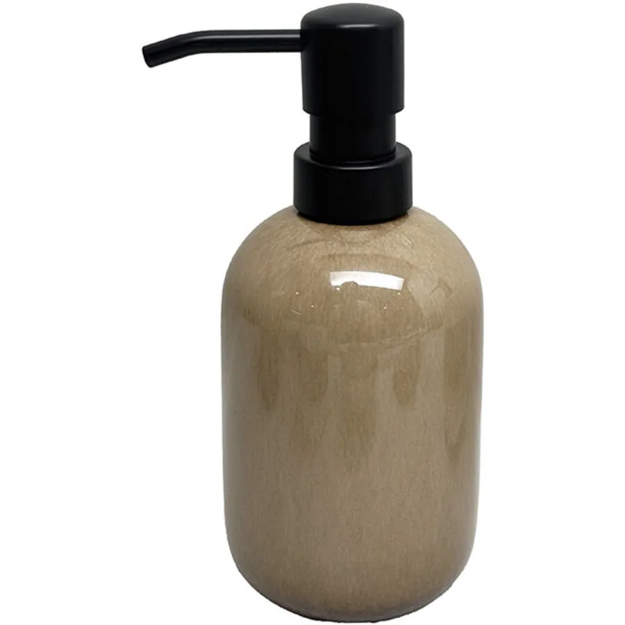 Seifenspender Stella Beige Keramik 7.7 cm 18 cm
