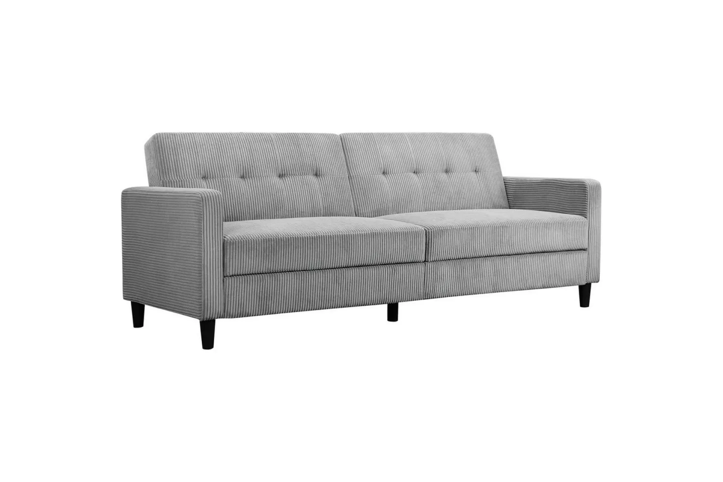 Bäddsoffa Hartford II 203x83x82 cm, Grå - 203x83x82 cm, Grå