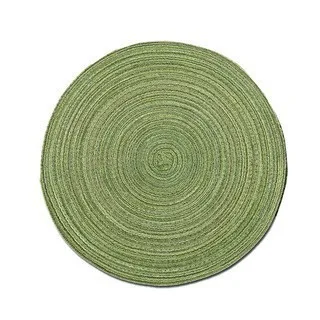 Bordbrikke 2-pakning - Alba (grønn) (Størrelse: Rund 38 cm)