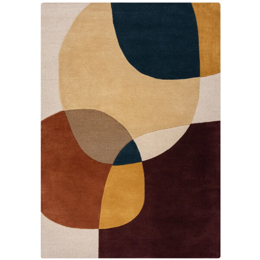 Teppich Hakari Mehrfarbig Wolle 120 cm 170 cm