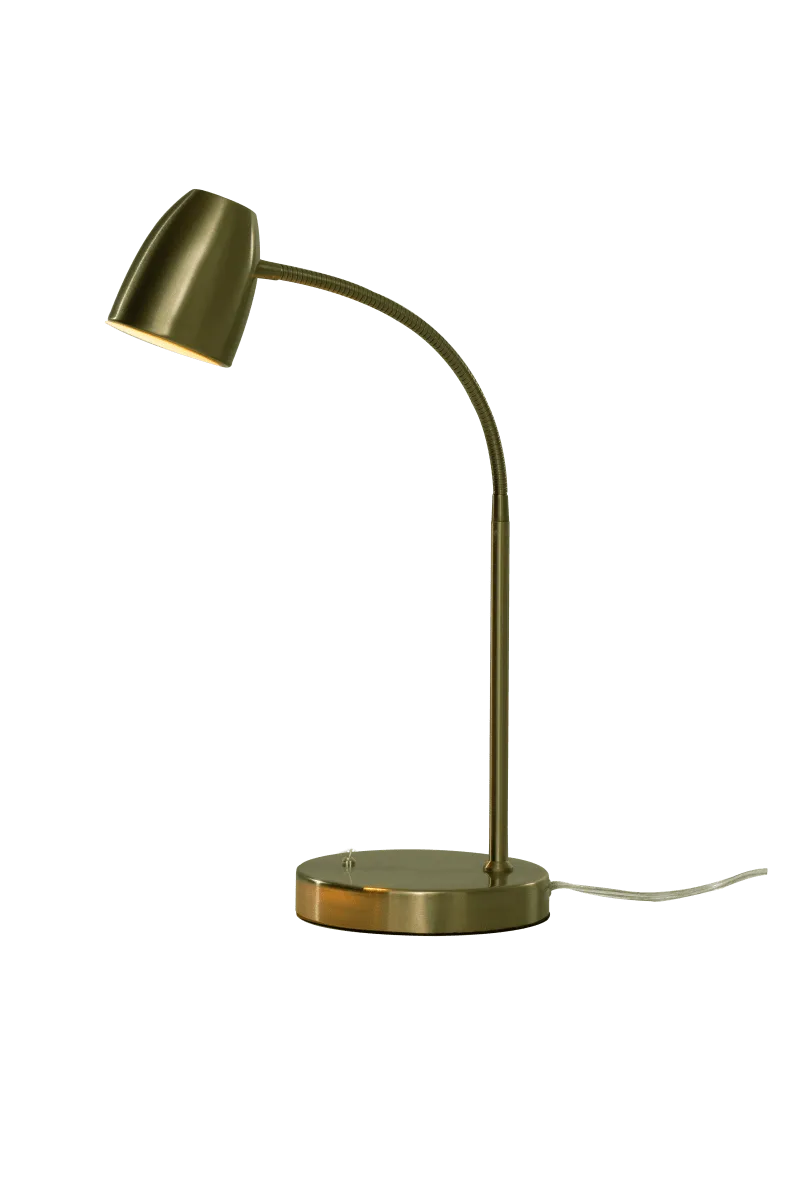 Aneta Lighting - Sandnes 44cm - Skrivbordslampa - Antikmässing
