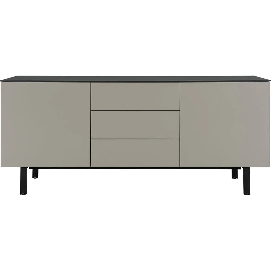 Sideboard Setup Beige/Schwarz Holzwerkstoff 173 cm 78 cm - Farbe: Beige, Schwarz - Möbel Konfigurator: Traummöbel individuell zusammenstellen