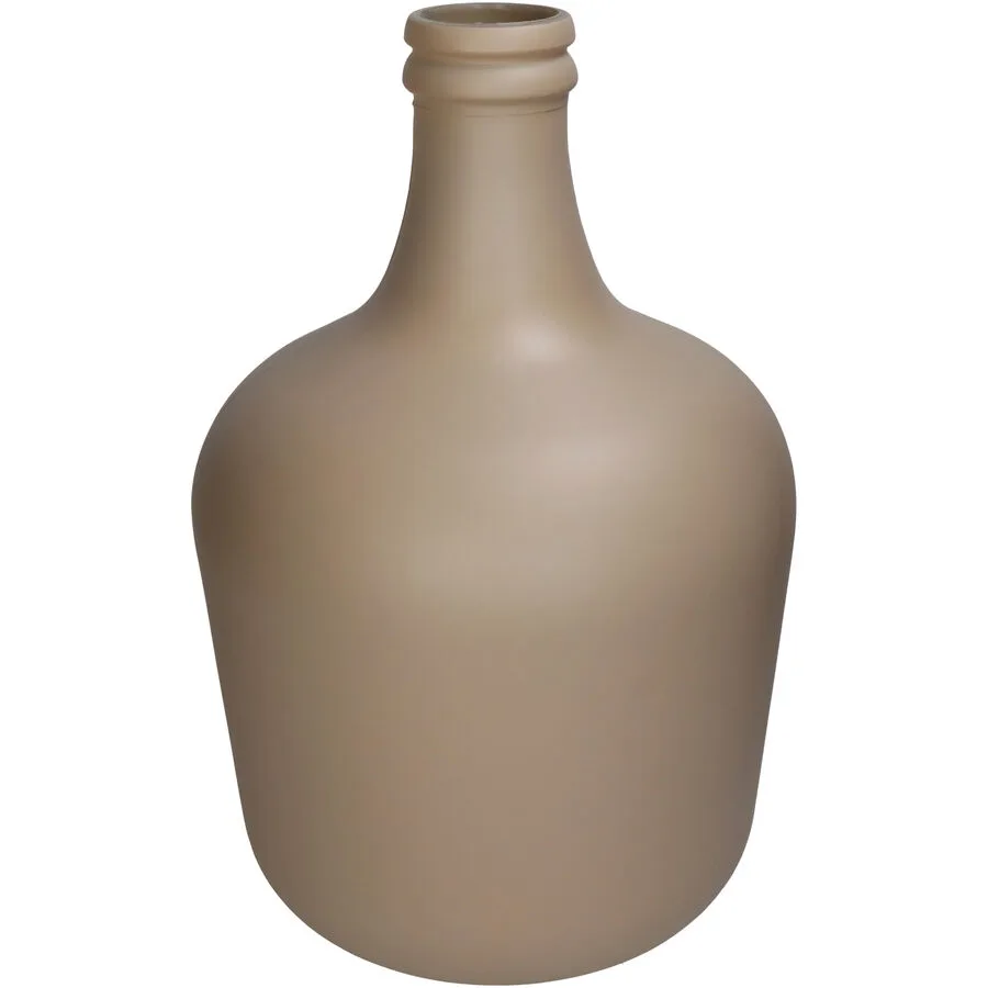 Vase Myko Beige Glas 42 cm