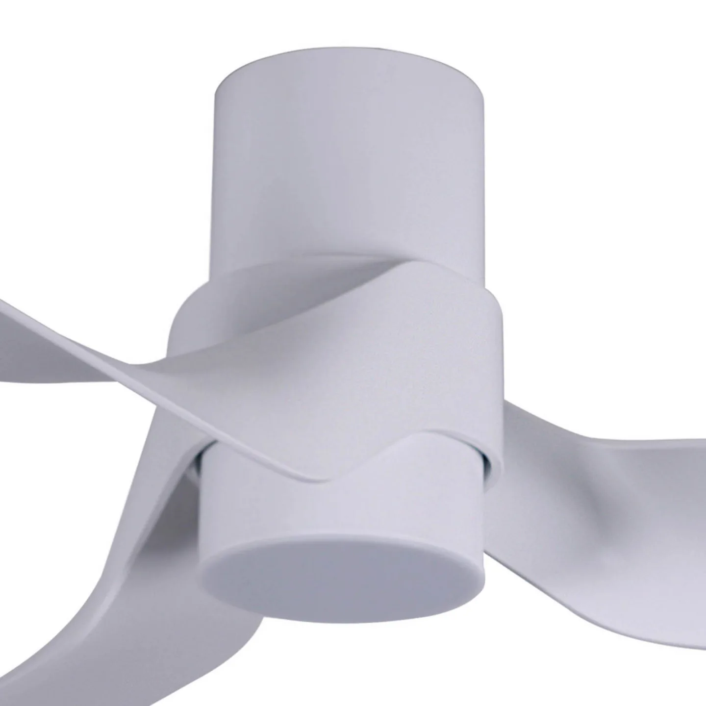 Nautica takfläkt med belysning, vit, tystgående – Beacon Beacon Lighting - Vardagsrum - Modern - Plast