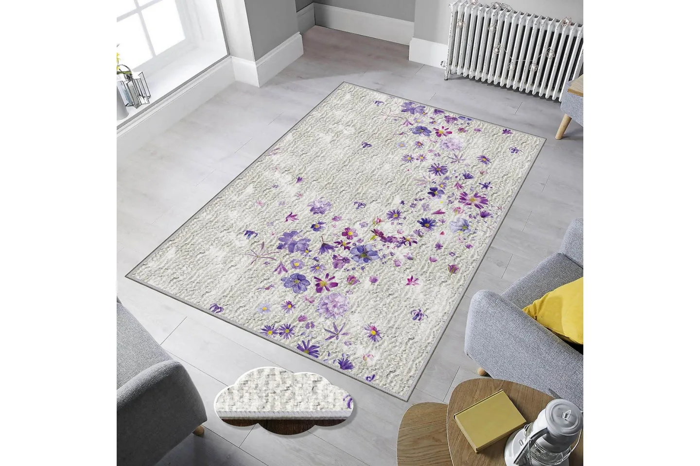 Homefesto Matta 80x120 cm - Multifärgad