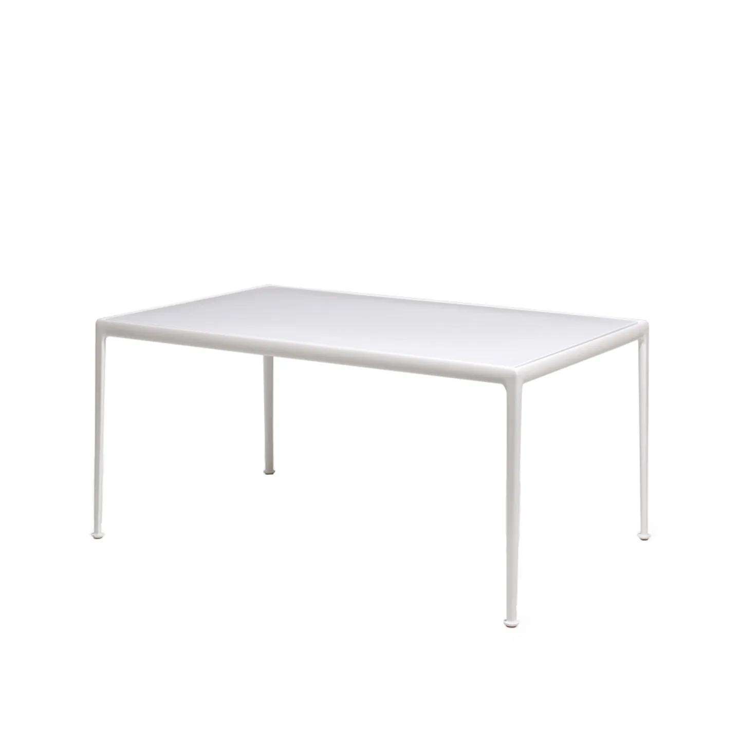 Knoll - 1966 Dining Table, Rektangulär, 152 x 96,5 cm, Vit - Matbord utomhus - Richard Schultz - Vit - Metall