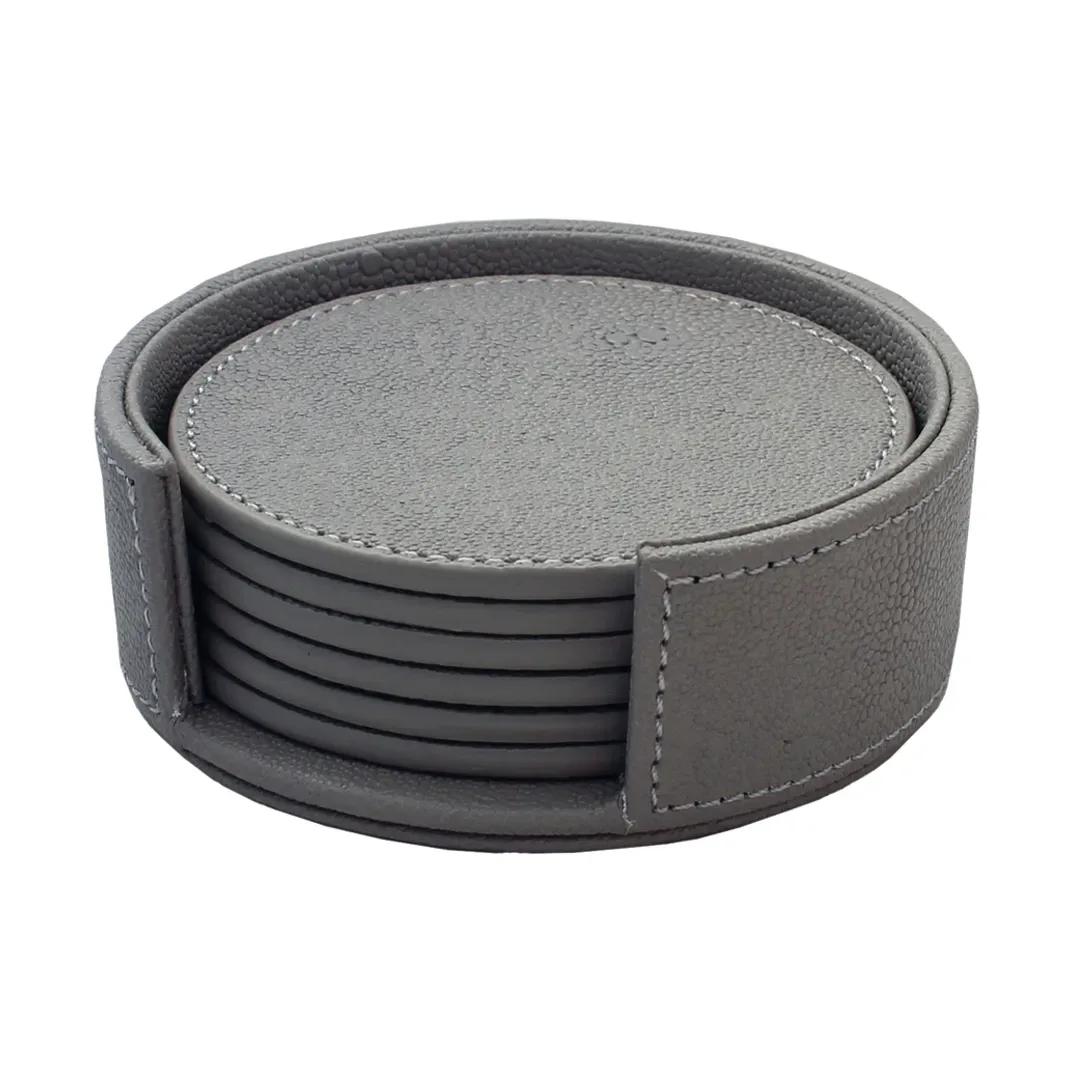 Mojoo Sting Glasuntersetzer Ø12 cm 6er-Pack Antracit