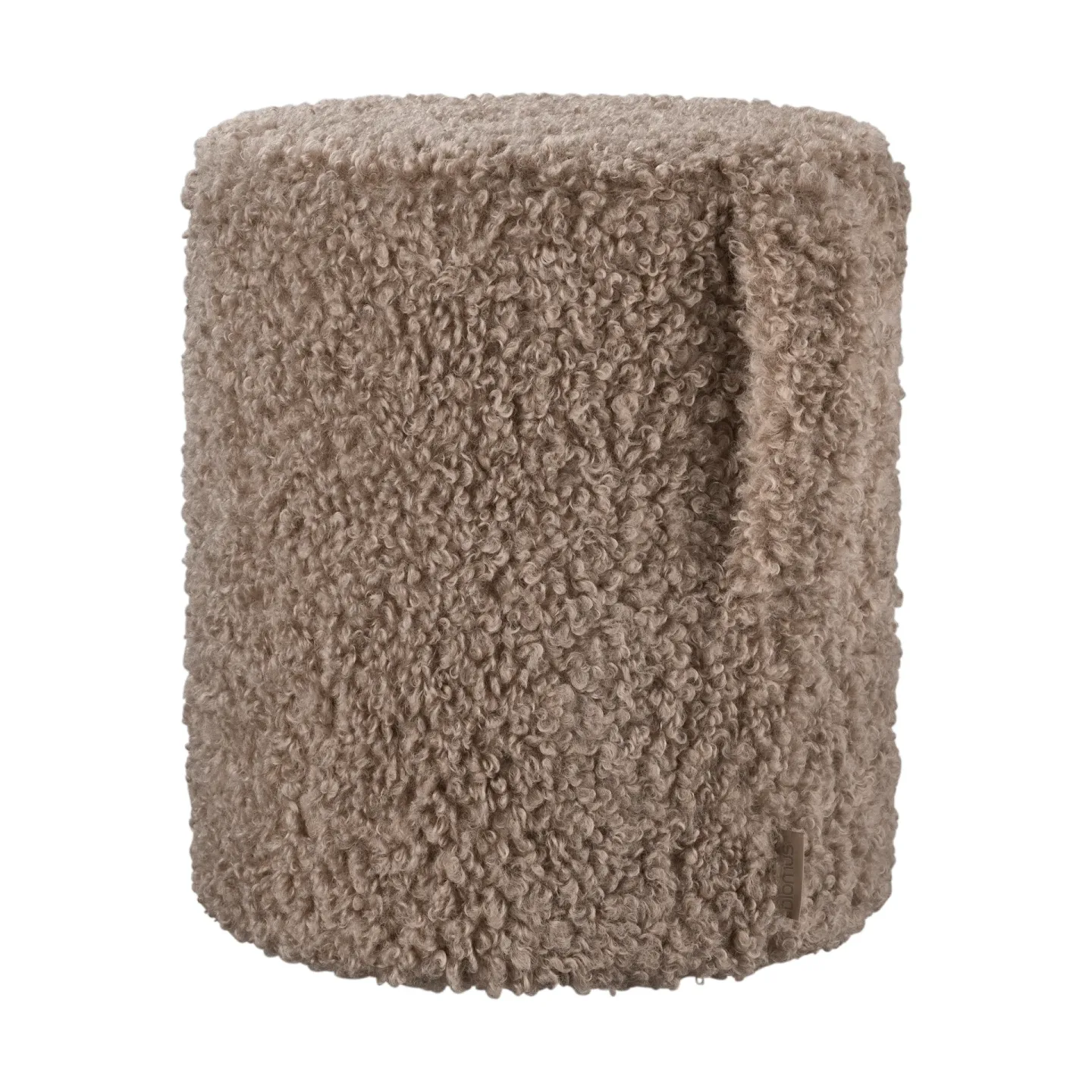 blomus Teddy sittpuff Fungi (brun), Ø35x40 cm